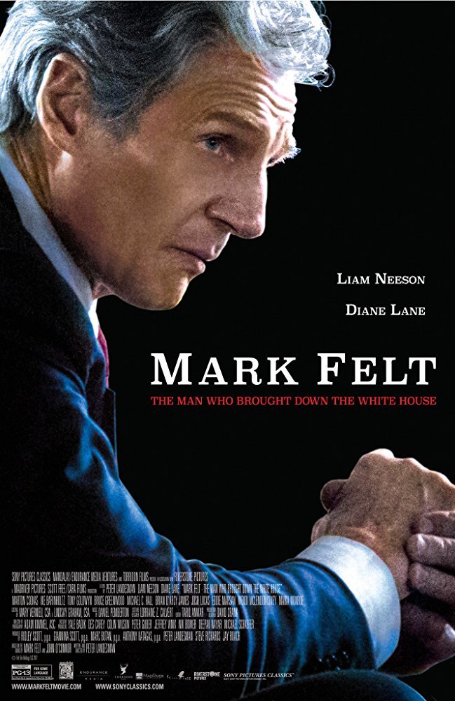 پوستر فیلم «مارک فلت: مردی که کاخ سفید را به خاک سیاه نشاند‌»( Mark Felt: The Man Who Brought Down the White House ) با بازی لیام نیسون